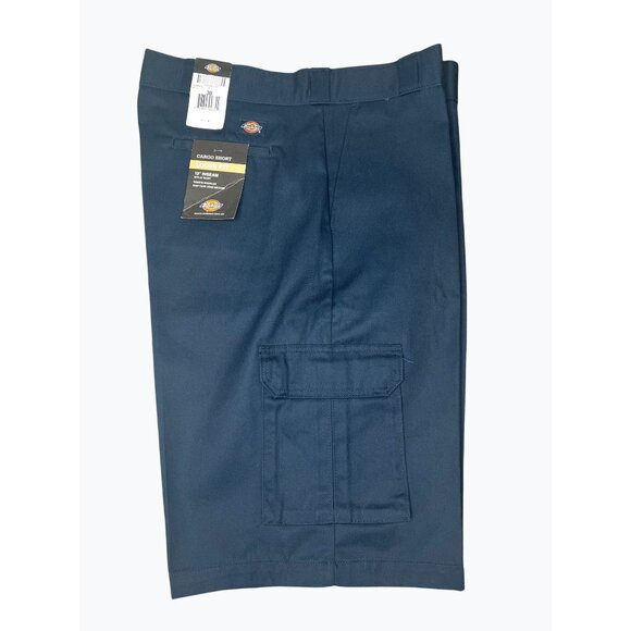 Dickies Mens Navy Blue Cargo Shorts Loose Fit For Casual Or Work Use Size 38 - Picture 12 of 14